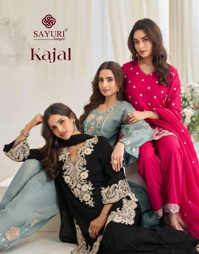 KAJAL BY SAYURI DESIGNER SILK SALWAR SUIT WHOLESALER IN INDIA